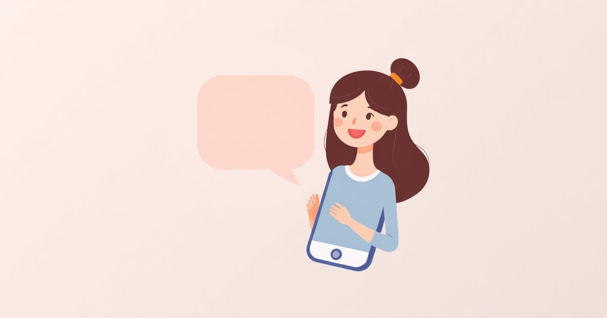 Illustration of a phone assistant helping with a pregnancy checklist